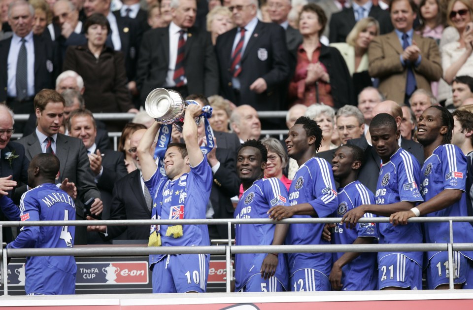 Joe Cole lifted the FA Cup in 2007 after being subbed off at half-time