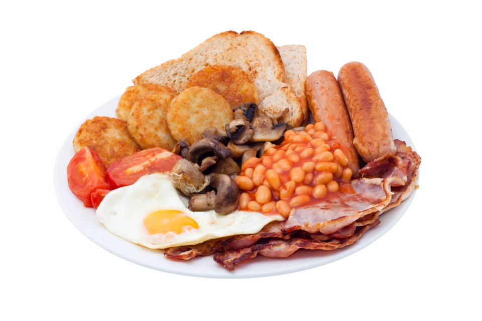 The most popular hangover cure remains the classic full English breakfast