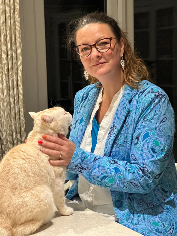 Ilja Abbattista, now aged 51, pictured with her cat Coco, has agreed to tell her story in detail