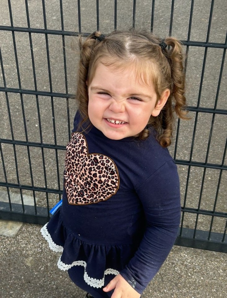 Dasiy Rae Reid, 3, suddenly started feeling unwell in April this year