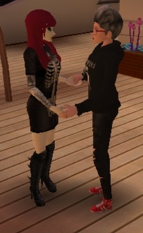 The former couple met on game Avakin Life