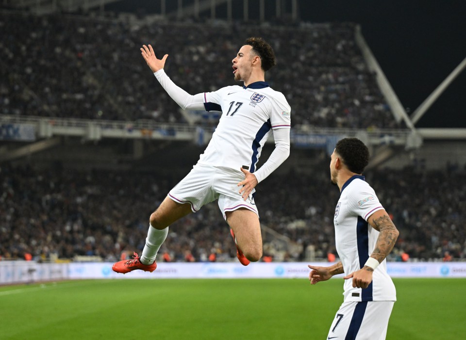 Liverpool ace Curtis Jones scored on his England senior debut against Greece