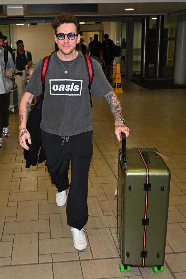 Danny Jones has finally arrived in Australia for I'm A Celebrity