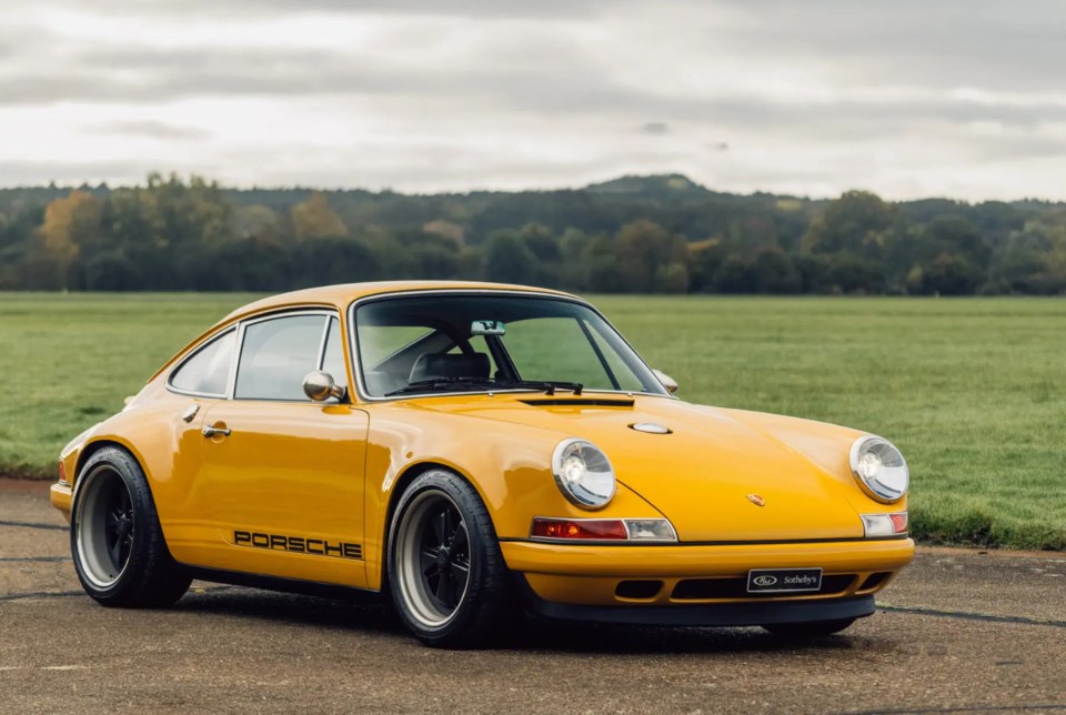 The first 1990 Porsche 911 reimagined by Singer with RHD for the UK is going on auction