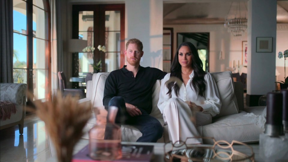 The Sussexes criticised the royal family in their Harry & Meghan series