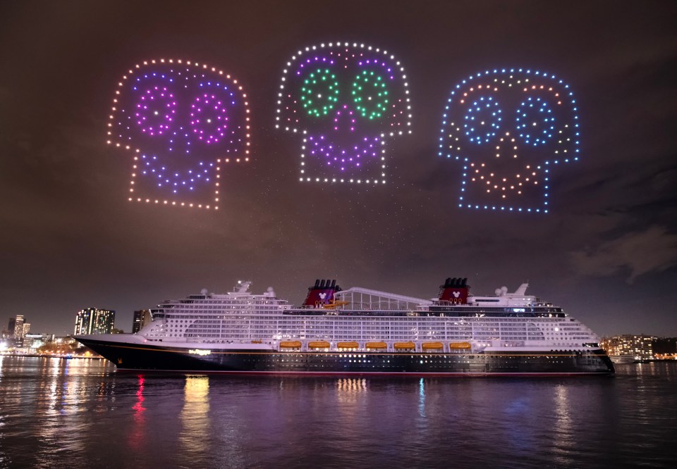 Disney Cruise Line welcomed the Disney Treasure during a spectacular waterfront christening celebration in New York