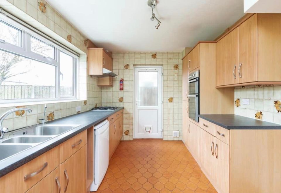 A woman has revealed how she transformed her kitchen whilst on a budget