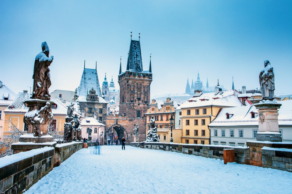 Prague has Christmas markets and lively beer halls