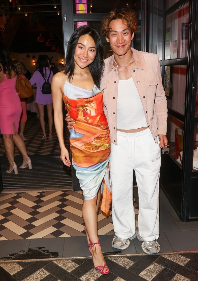 Nancy Xu and Carlos Gu last year