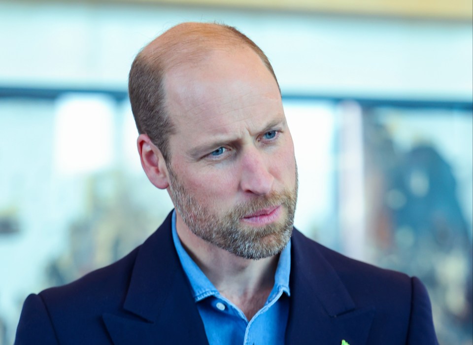 Princess Charlotte broke down in 'floods of tears' when she first saw her father’s trendy new beard, Wills revealed yesterday.