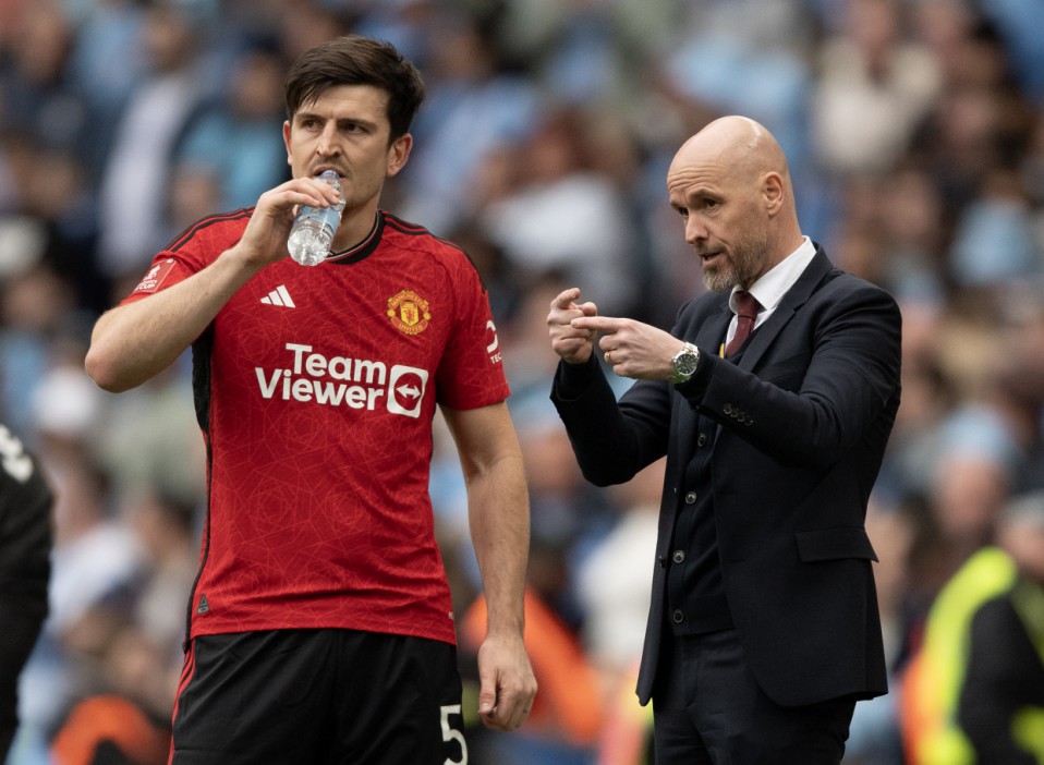 Maguire had a difficult time under sacked boss Erik ten Hag at Man Utd