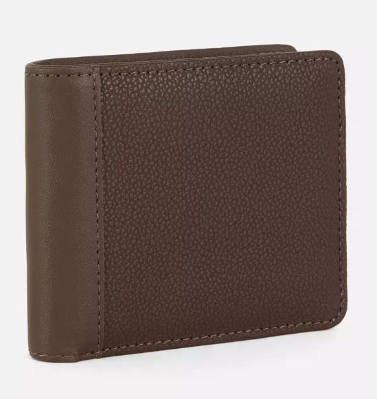 Faux Leather Bifold Wallet