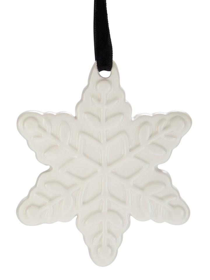 This £1.50 star ornament is the cheapest item in the collection