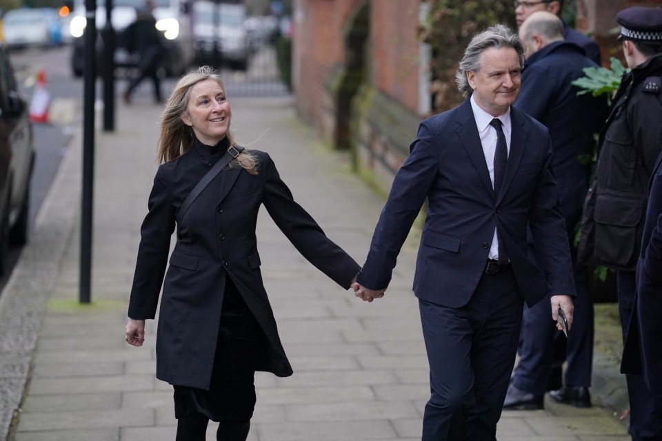 He climbed the ranks with his wife Fiona Phillips by his side