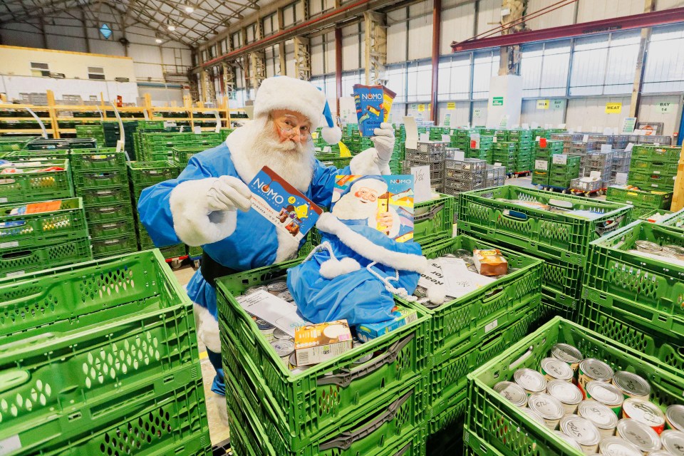 A donation of 8,000 NOMO chocolates was made to the Cardiff Food Bank