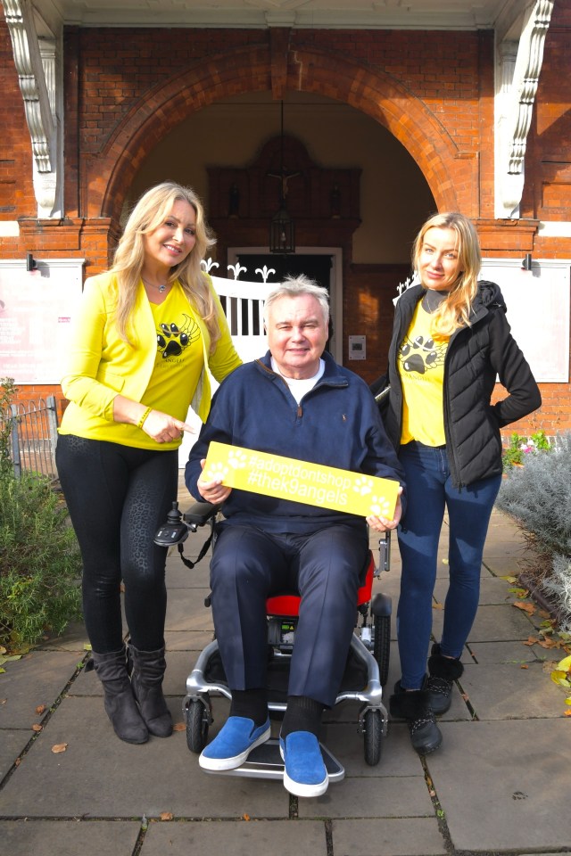 Eamonn Holmes showed his support to animal charity K-9 Angels