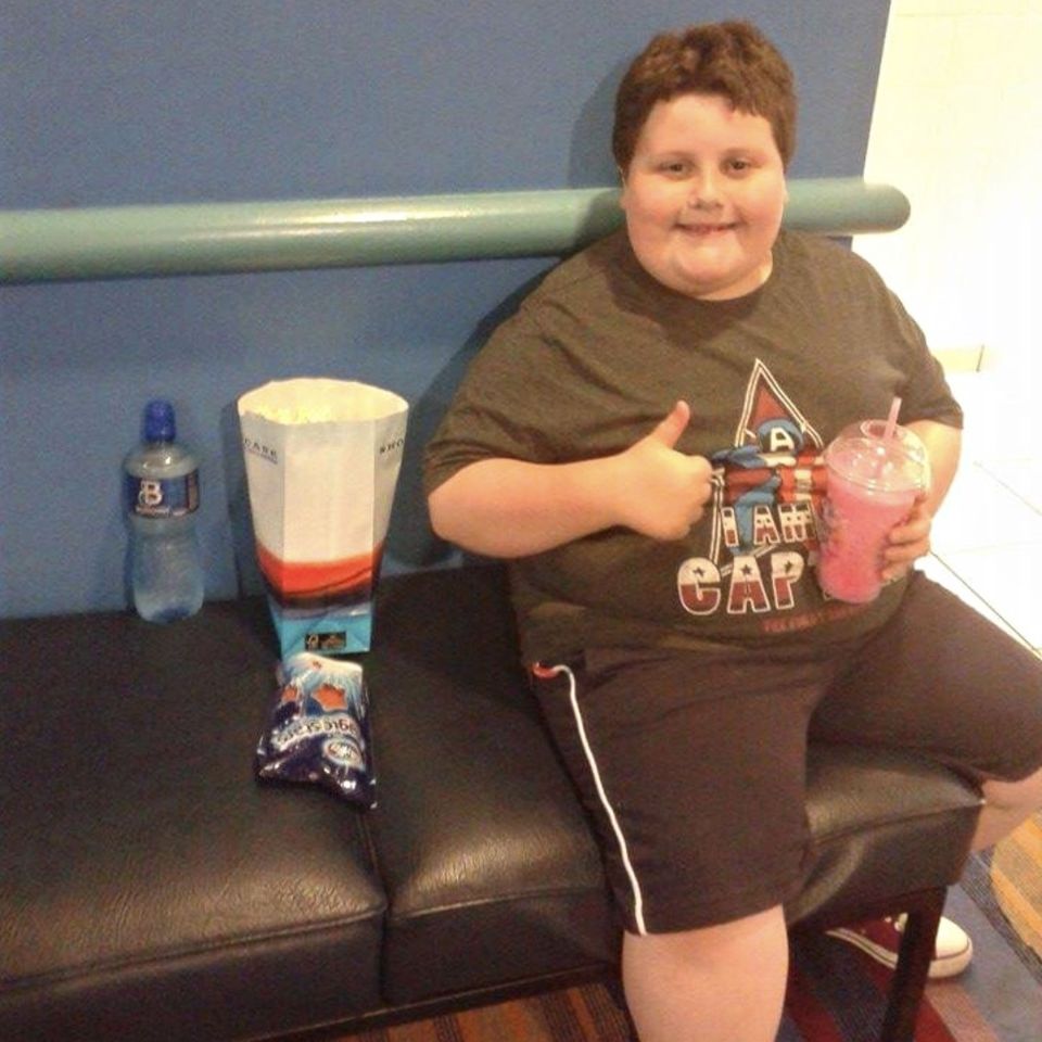 Doctors warned him of a heart attack aged just 15 as he weighed a whopping 28 stone