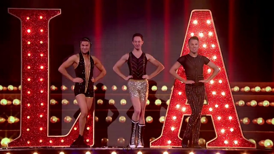 Dean (right) was on Britain's Got Talent