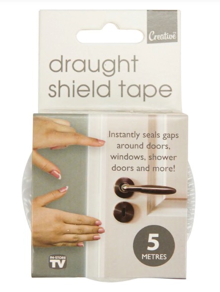 a package of draught shield tape that is 5 metres long