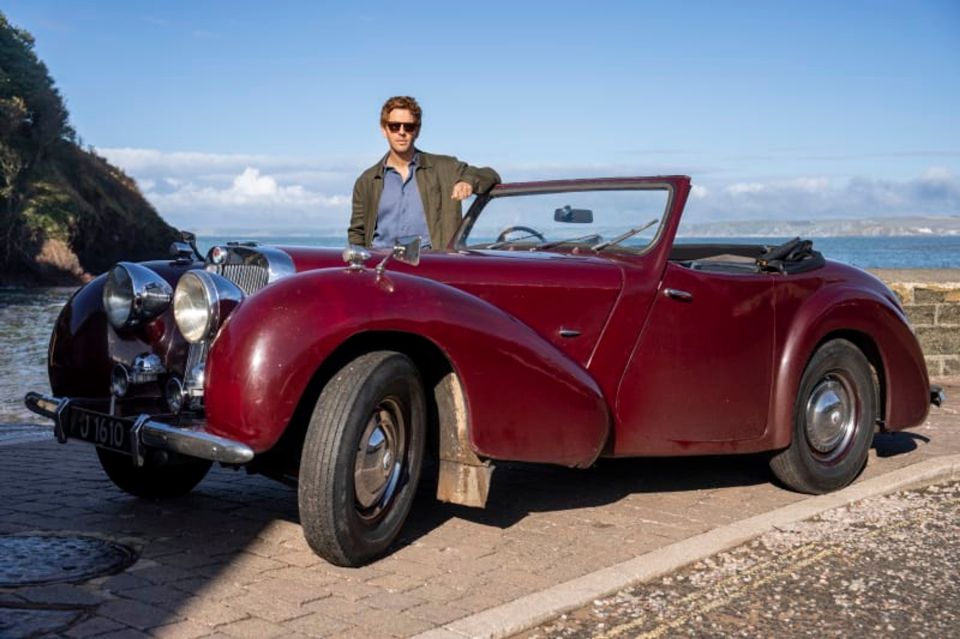 John Nettles might be missing from the Bergerac reboot as Damien Molony takes over - but the detective's classic Triumph Roadster won't be