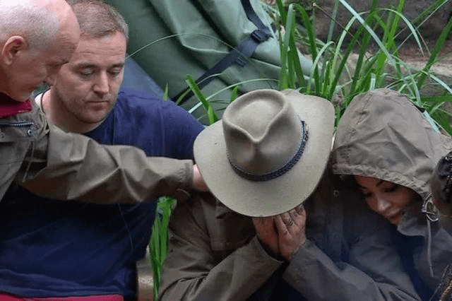 Danny was comforted by his campmates as he broke down