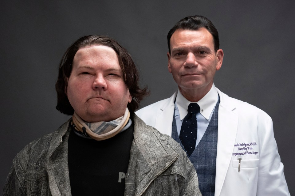 Joe and his plastic surgeon D. Eduardo Rodriguez