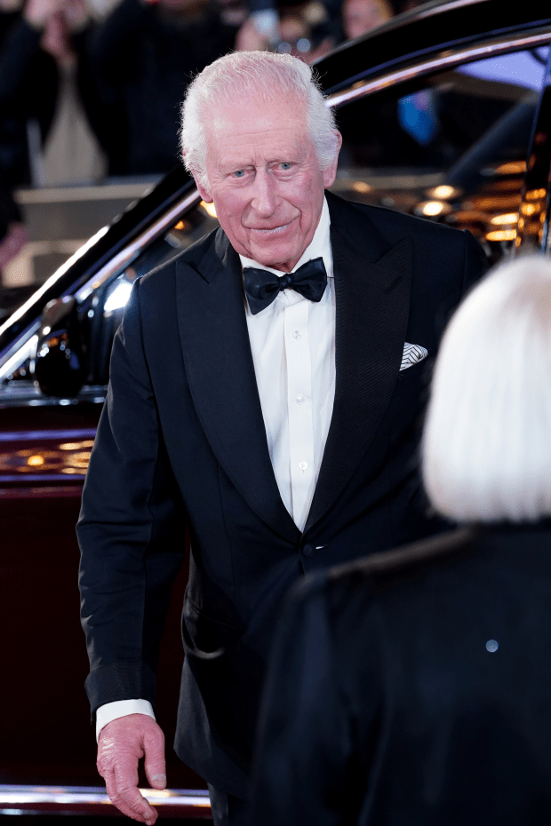 His Majesty arriving at a star-studded premiere for blockbuster flick Gladiator II