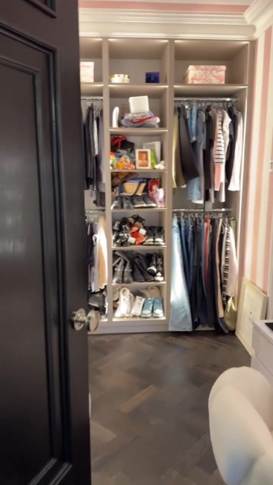 The Style Sisters took people inside the nepo baby's lavish walk-in wardrobe