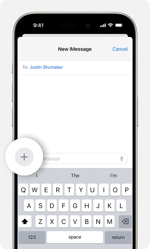 Head into your iPhone's texting apps to try it out