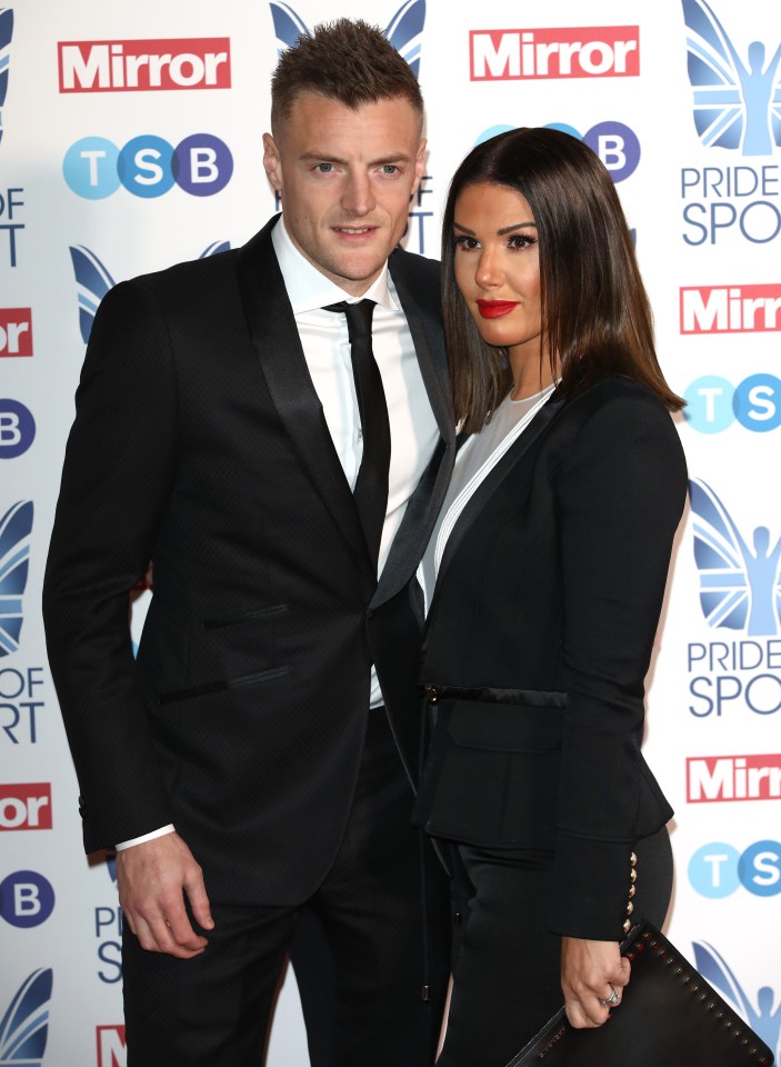 Jamie and Rebekah Vardy