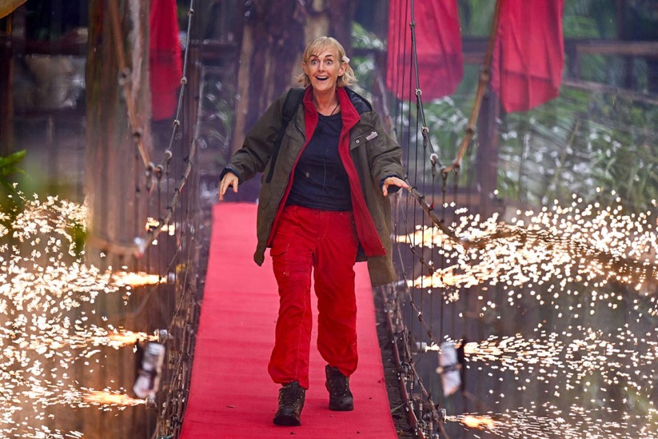 Jane was evicted from the jungle on Friday night