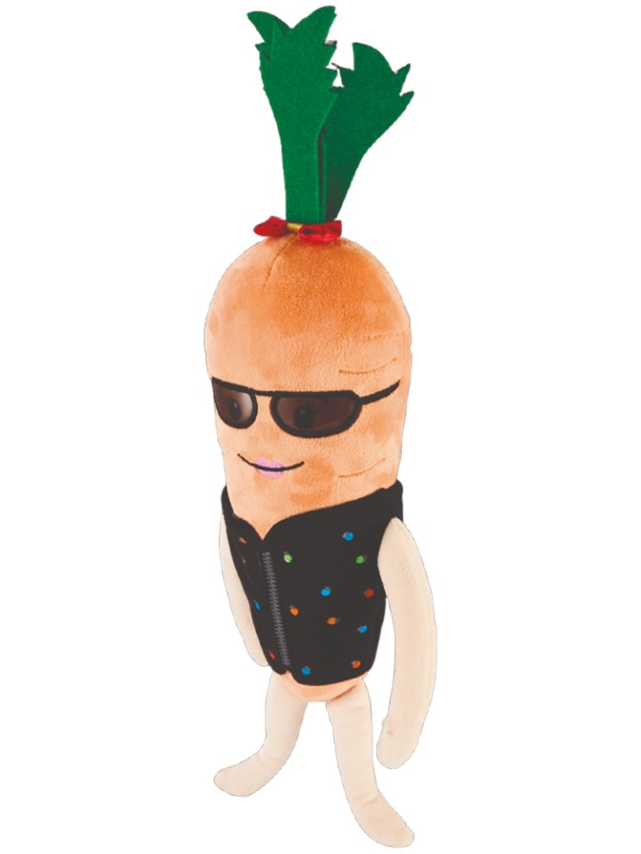 The Katie the Carrot the toy is on its way to stores as well