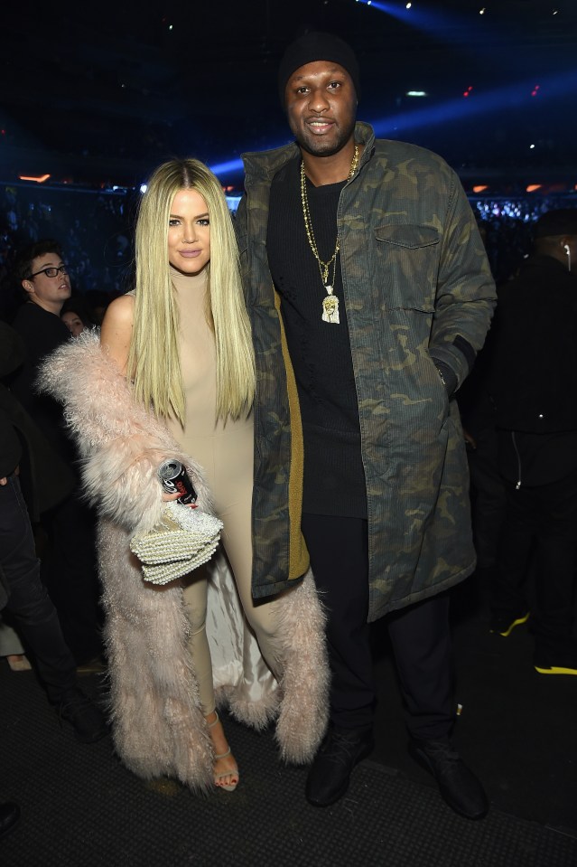 Lamar Odom and his ex-wife Khloe Kardashian in 2016