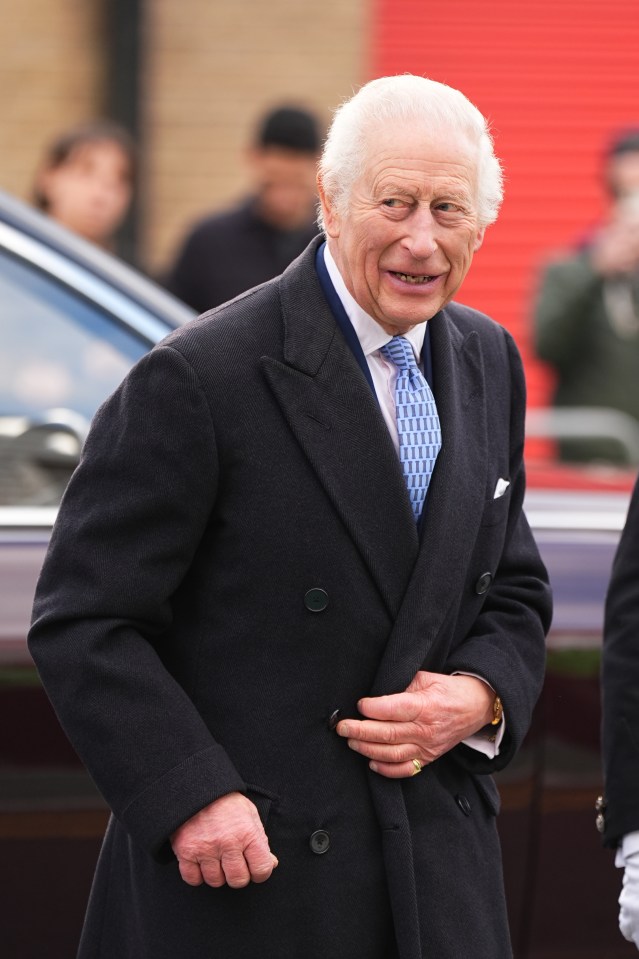 King Charles arrives for the opening of the first Coronation Food Hub in Deptford