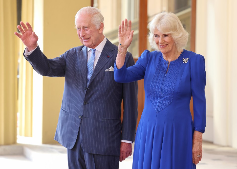 Queen Camilla with her husband King Charles