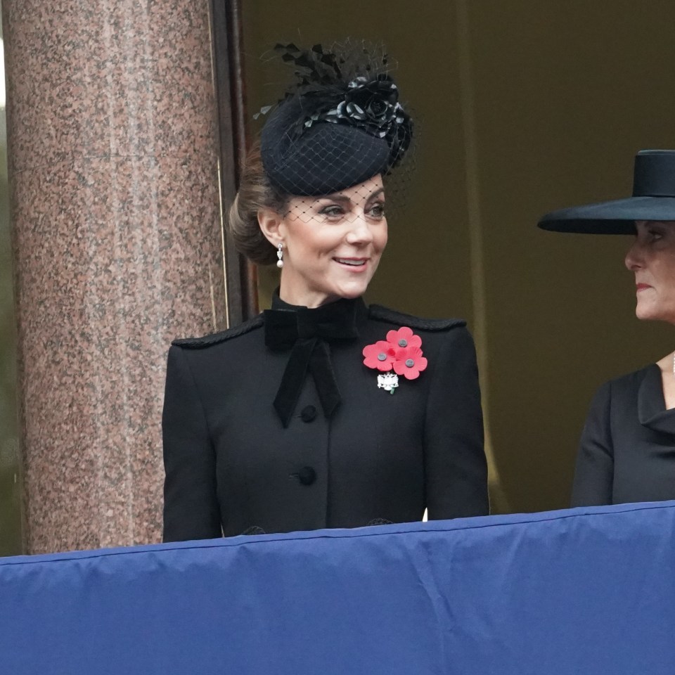 Arthur's snap of Princess Kate at today's Remembrance service