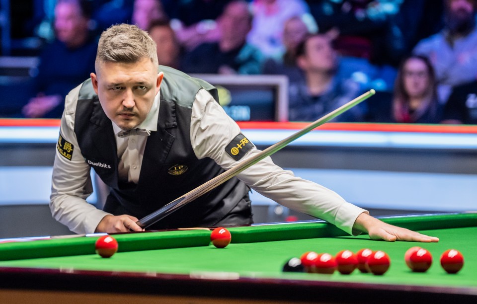 Kyren Wilson had to compete with a blinding headache