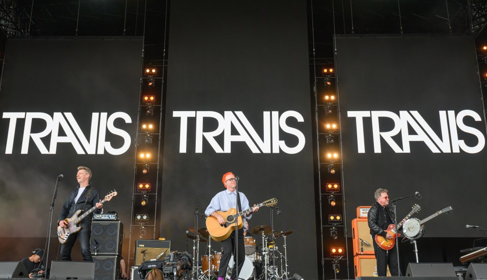 Rockband Travis will be headlining the festival in August 2025