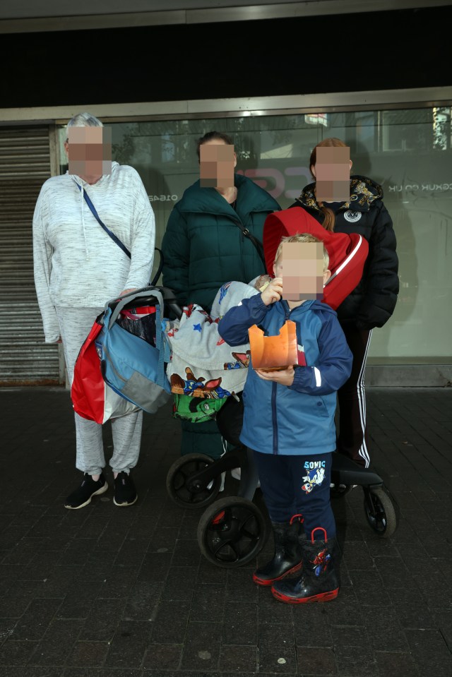 Jacob-James, three, tucks into a McDonald's Happy Meal and his mum Jess says her eldest child (not pictured) is classed as obese