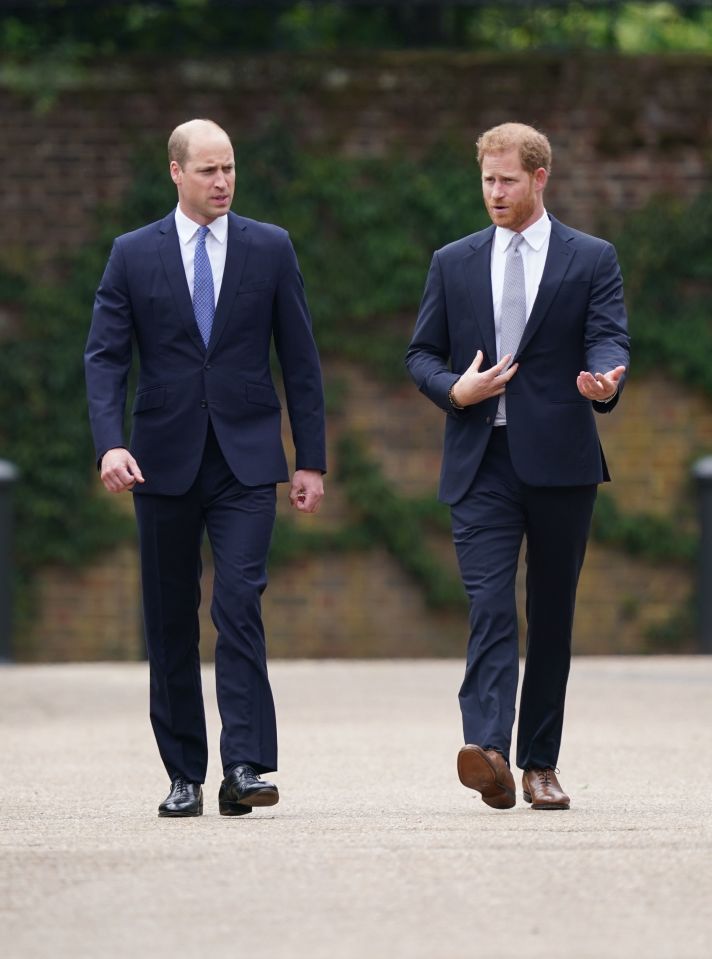 Relations between William, 42, and Harry have been strained for years