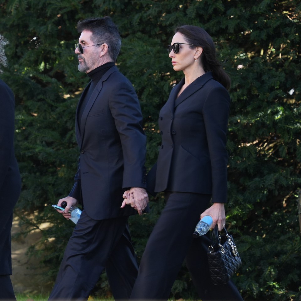 Former X Factor judge Simon Cowell and his fiancée Lauren Silverman