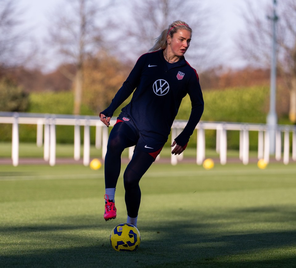 USA captain Lindsey Horan says her side enjoy "the pressure moments" when facing teams like England