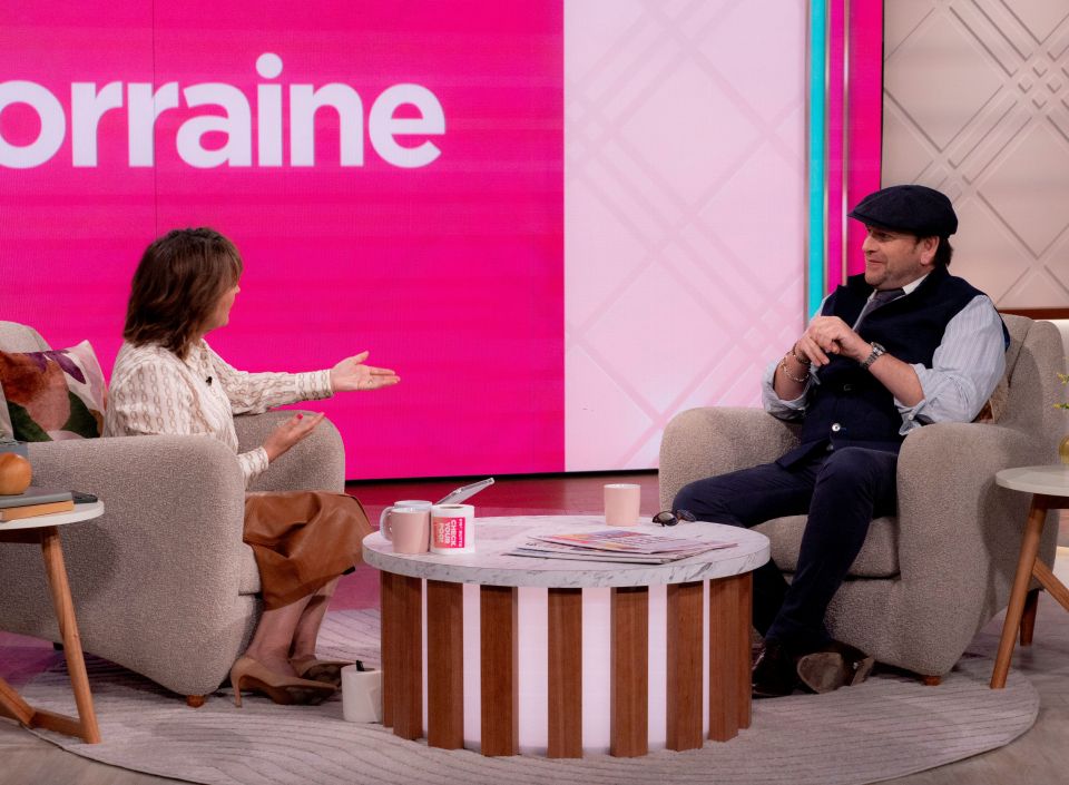 The 52-year-old opened up about his facial cancer operation on Lorraine in April