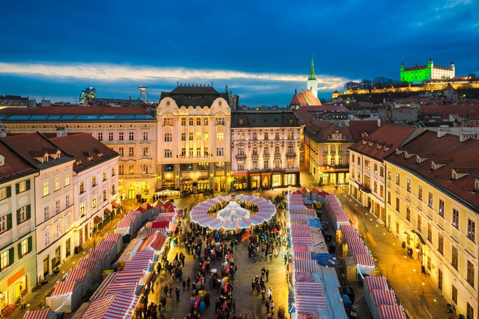 Bratislava's Christmas markets have been named the most affordable