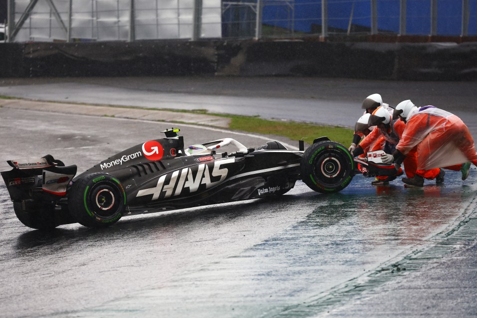 Nico Hulkenberg's black flag saw him disqualified for receiving assistance after his off moment