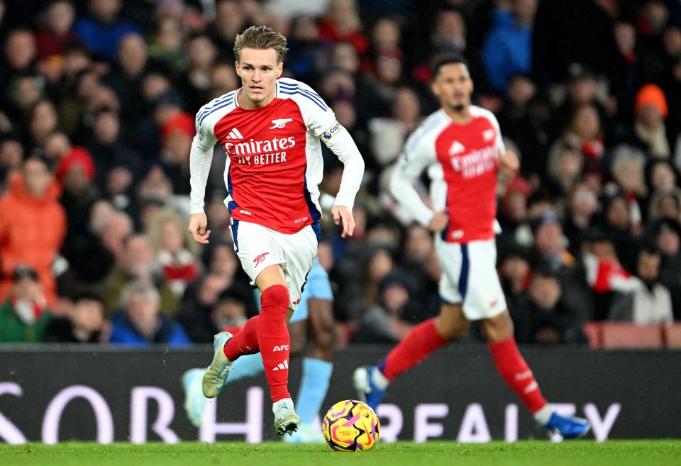 Martin Odegaard impressed against Nottingham Forest