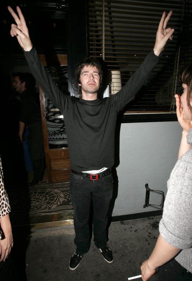 Liam Gallagher spotted leaving The Groucho Club, Dean Street, Soho in 2006