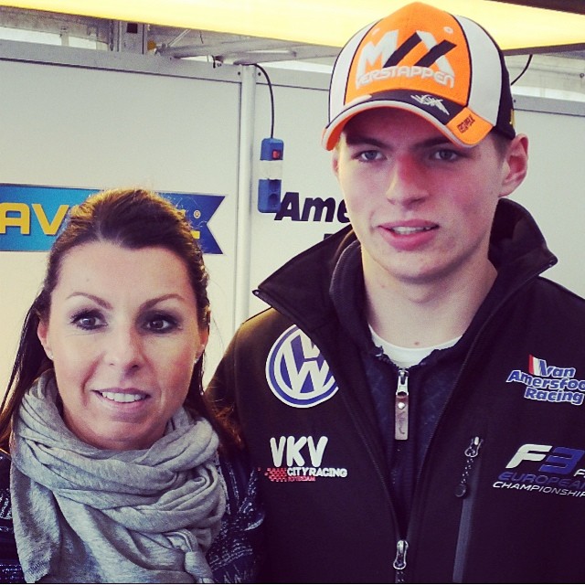 Max Verstappen's mum Sophie Kumpen was a champion in karting