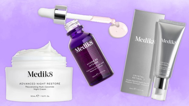 a bottle of medik8 advanced night restore cream