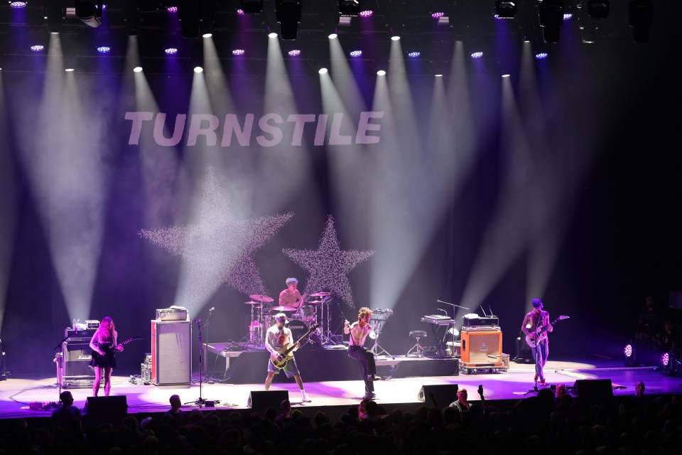 Turnstile on stage in Berlin, Germany